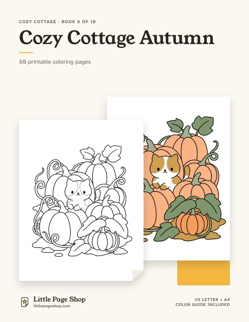 Cozy Cottage Autumn — cover