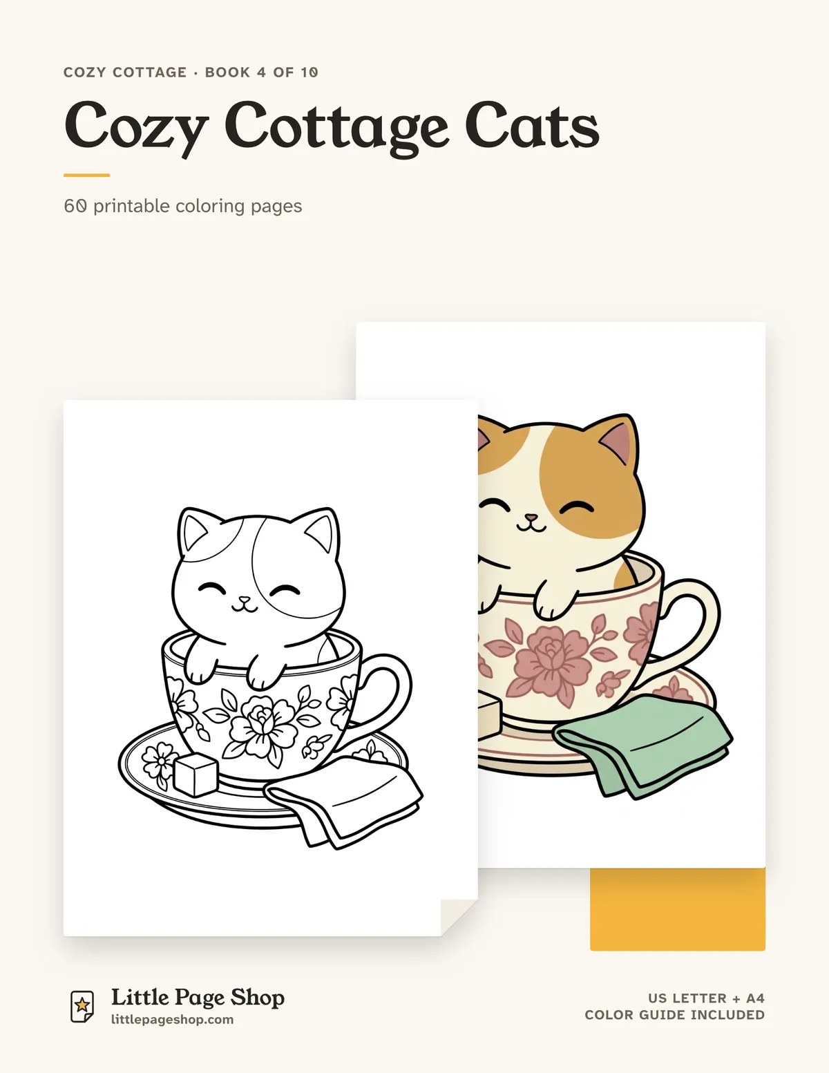 Cozy Cottage Cats — cover