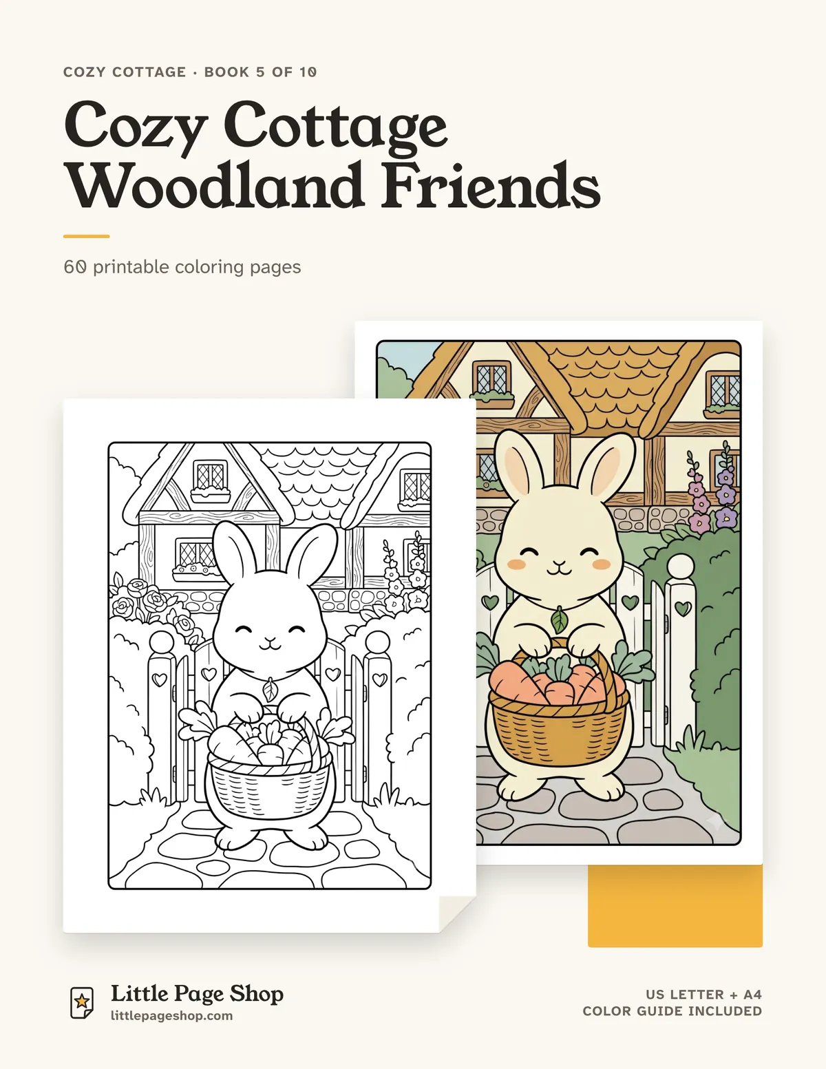 Cozy Cottage Woodland Friends — cover