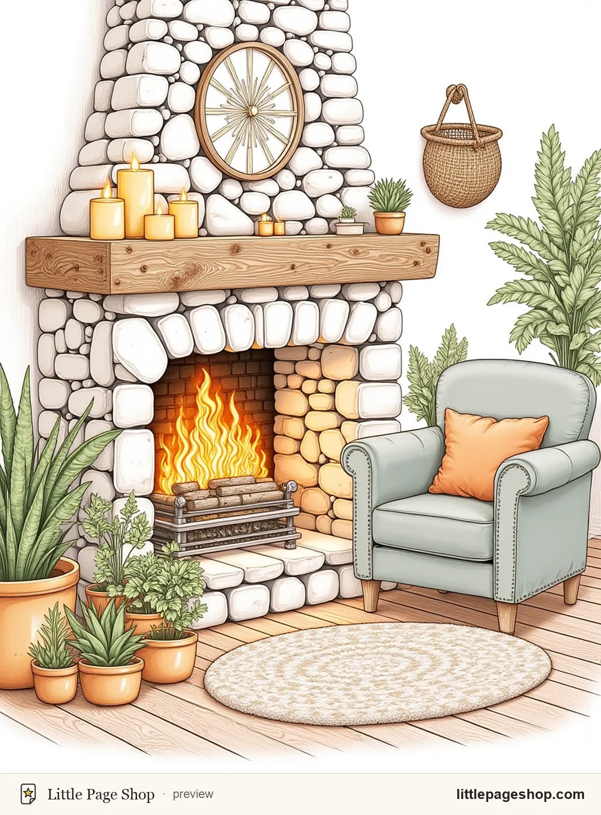 Hearth & Home — color reference guide sample