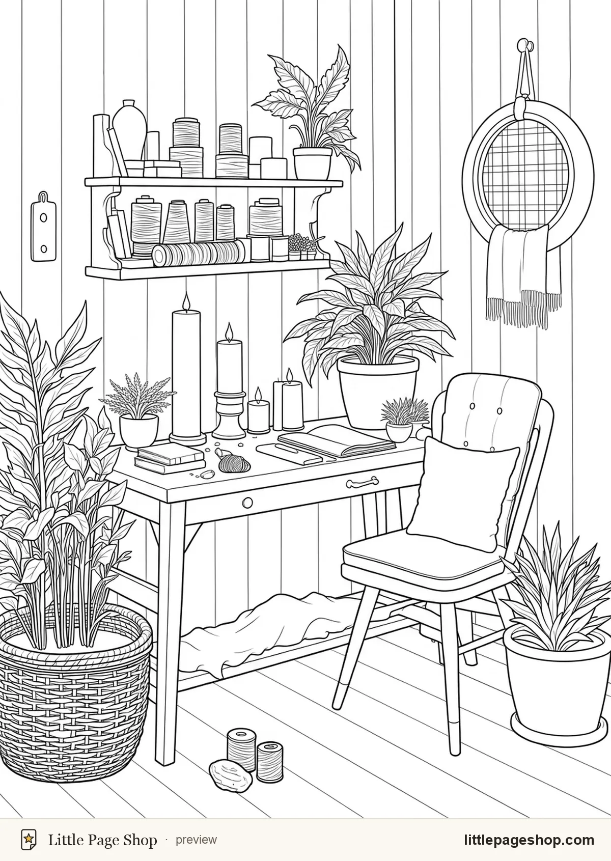 Hearth & Home — coloring page 13 preview