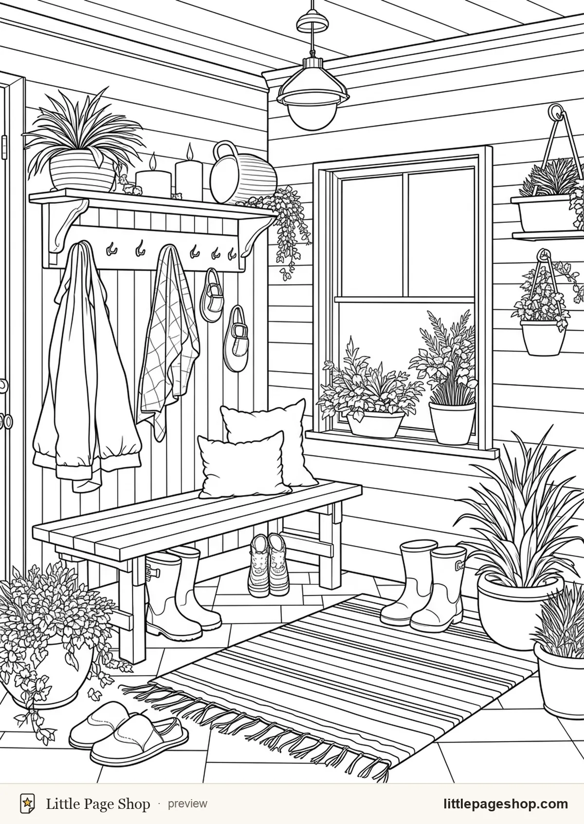 Hearth & Home — coloring page 19 preview
