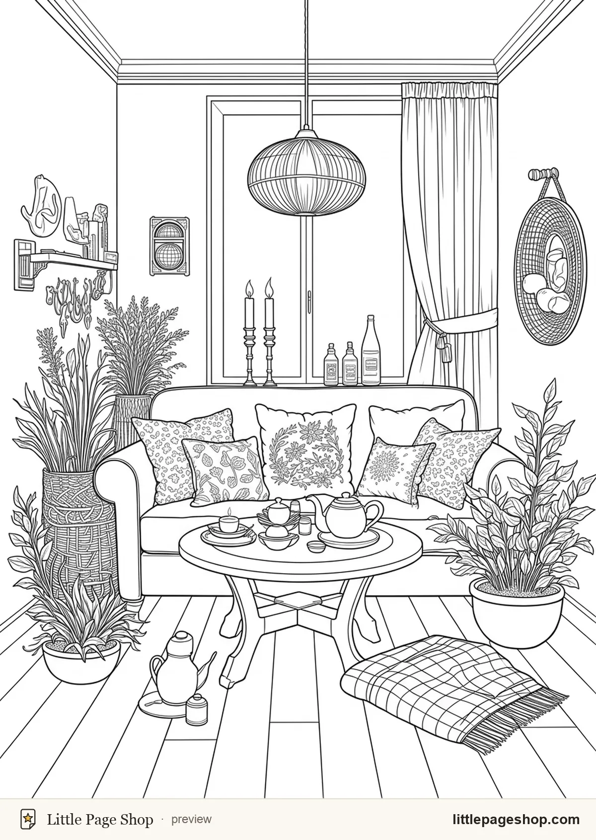 Hearth & Home — coloring page 31 preview
