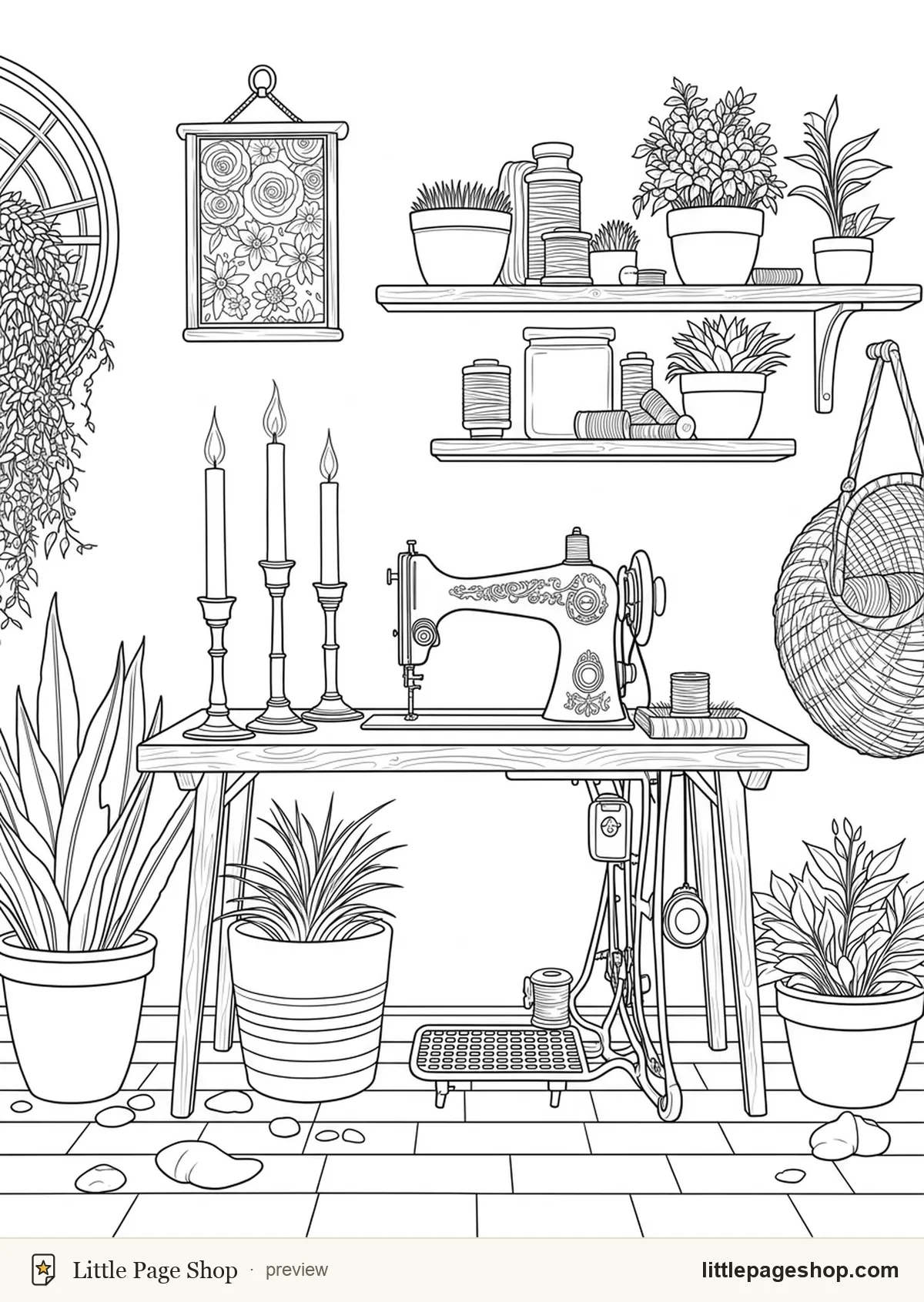 Hearth & Home — coloring page 37 preview