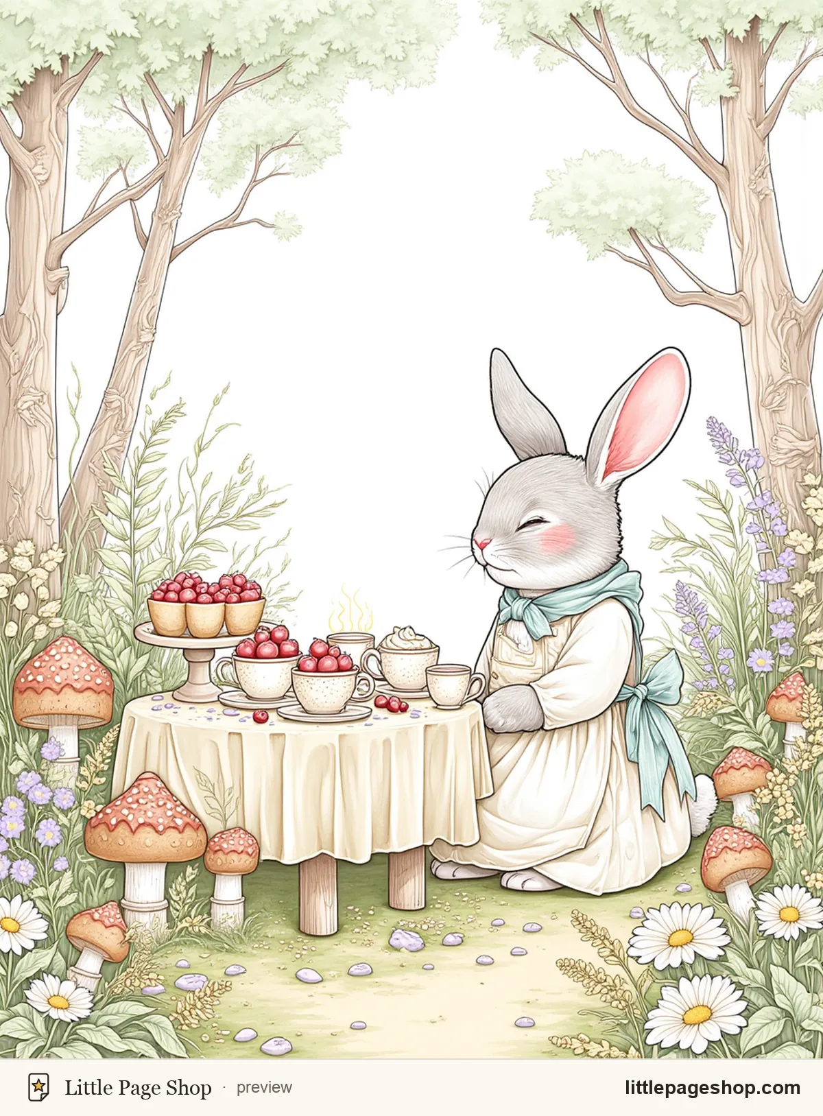 Teatime in the Hollow — color reference guide sample