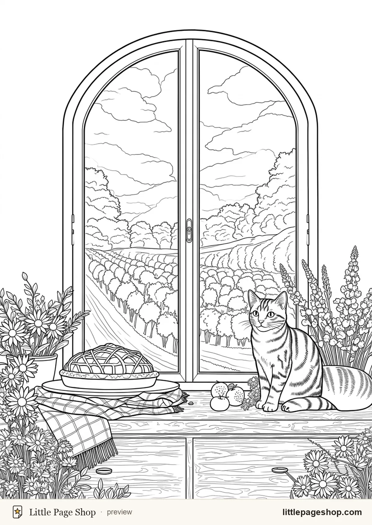 The Little Farmhouse Kitchen — coloring page 31 preview