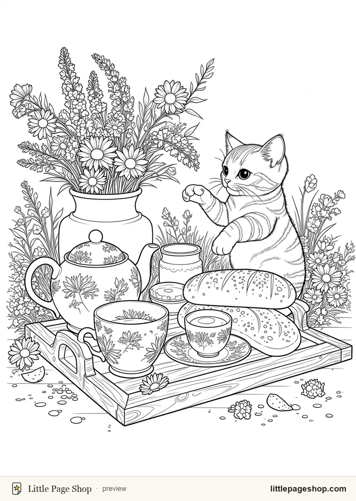 The Little Farmhouse Kitchen — coloring page 55 preview