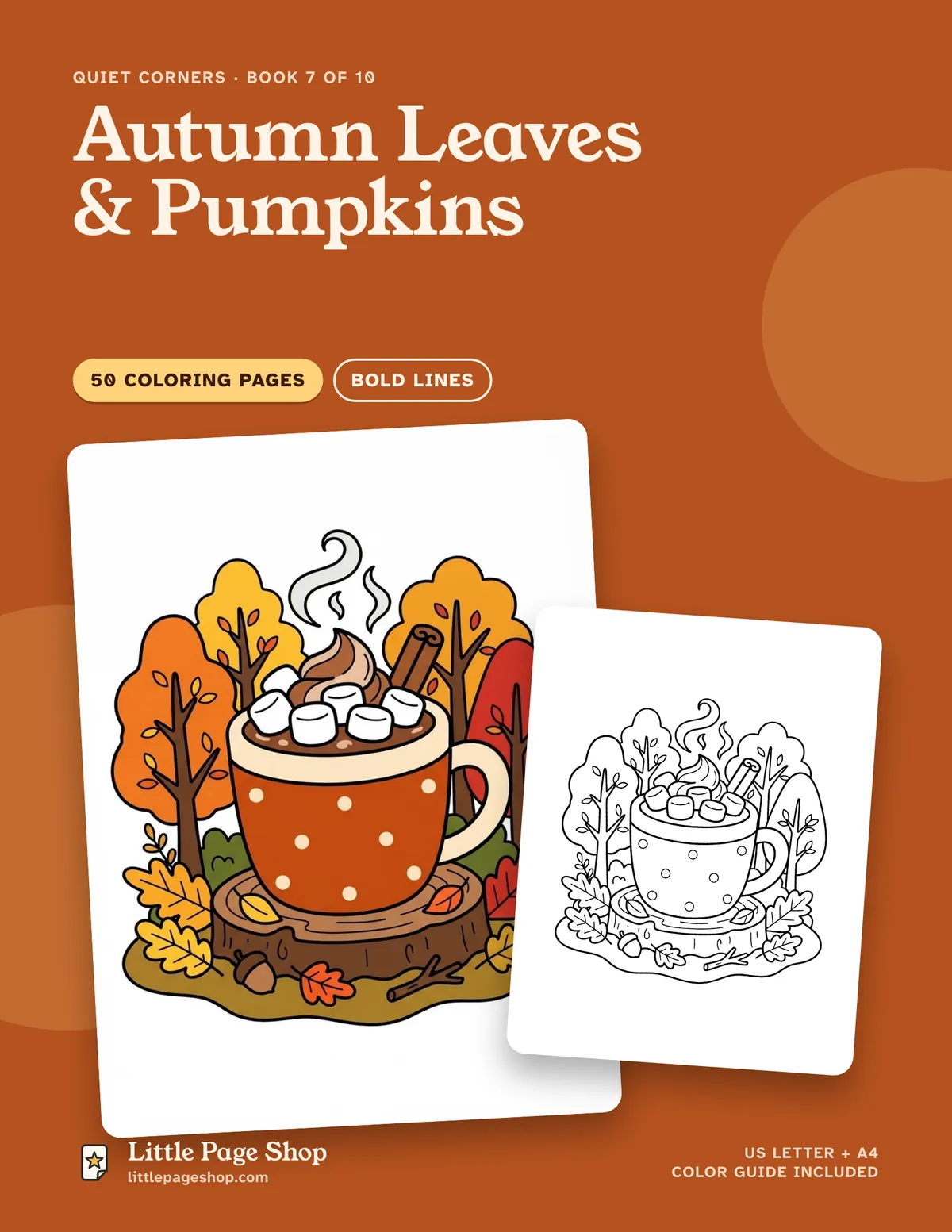 Autumn Leaves & Pumpkins — cover