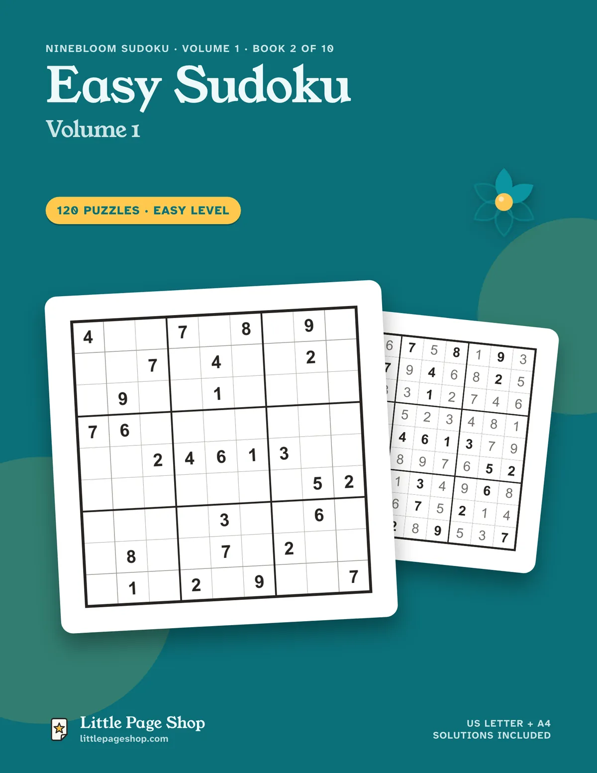 Easy Sudoku, Volume 1 — cover