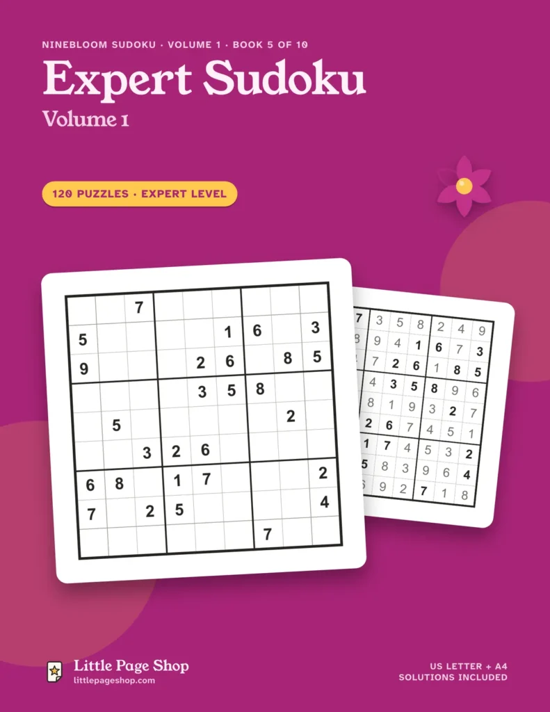 Expert Sudoku, Volume 1 — cover