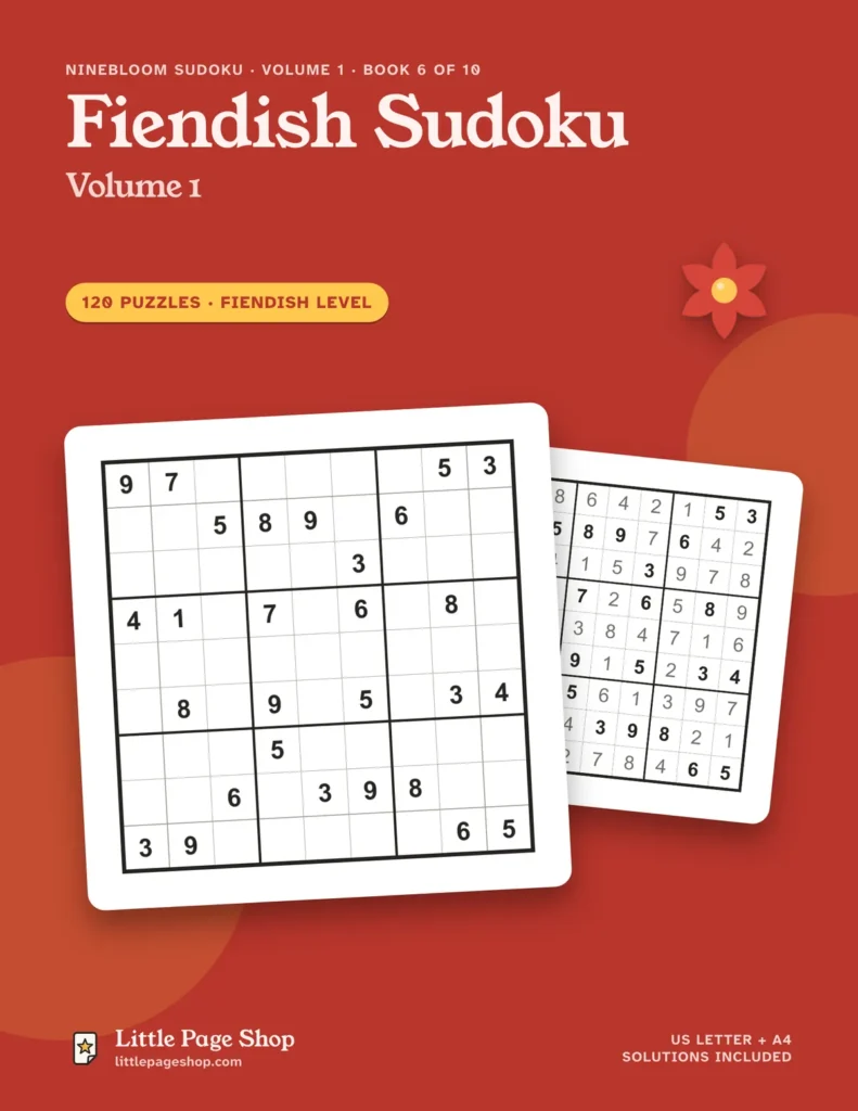 Fiendish Sudoku, Volume 1 — cover