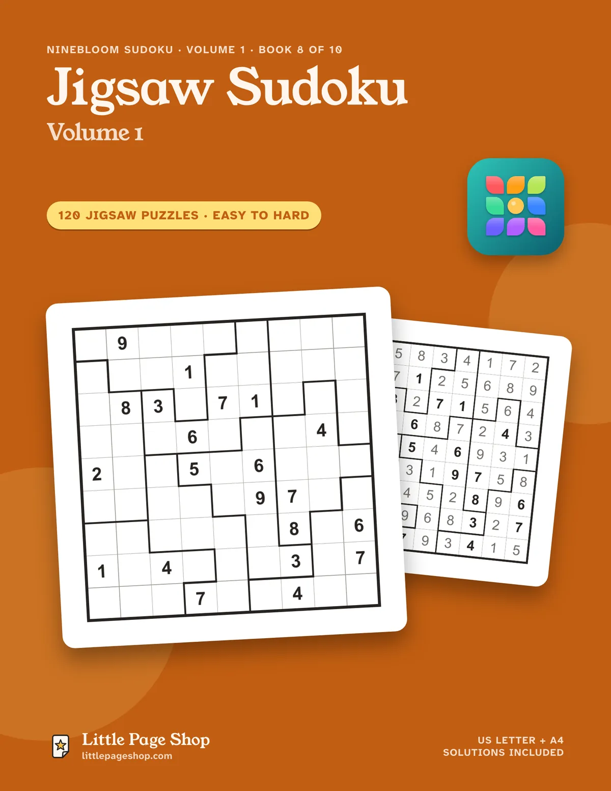 Jigsaw Sudoku, Volume 1 — cover