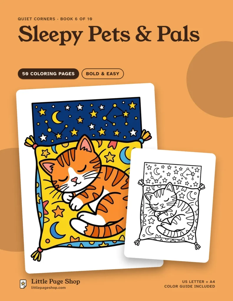 Sleepy Pets & Pals — cover